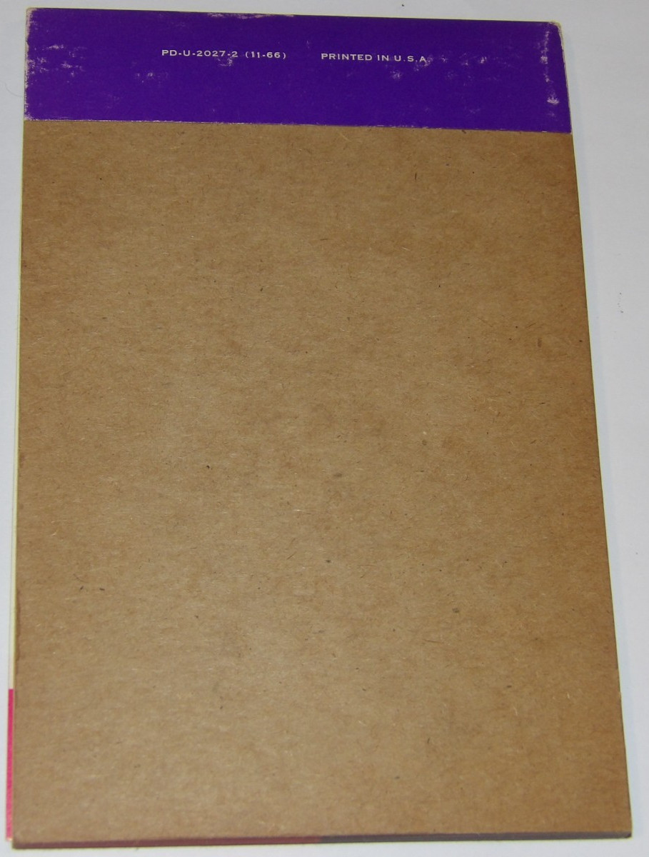 Vintage 1966 Ambenyl Cough Relief With Codeine Advertising Telephone Notepad!