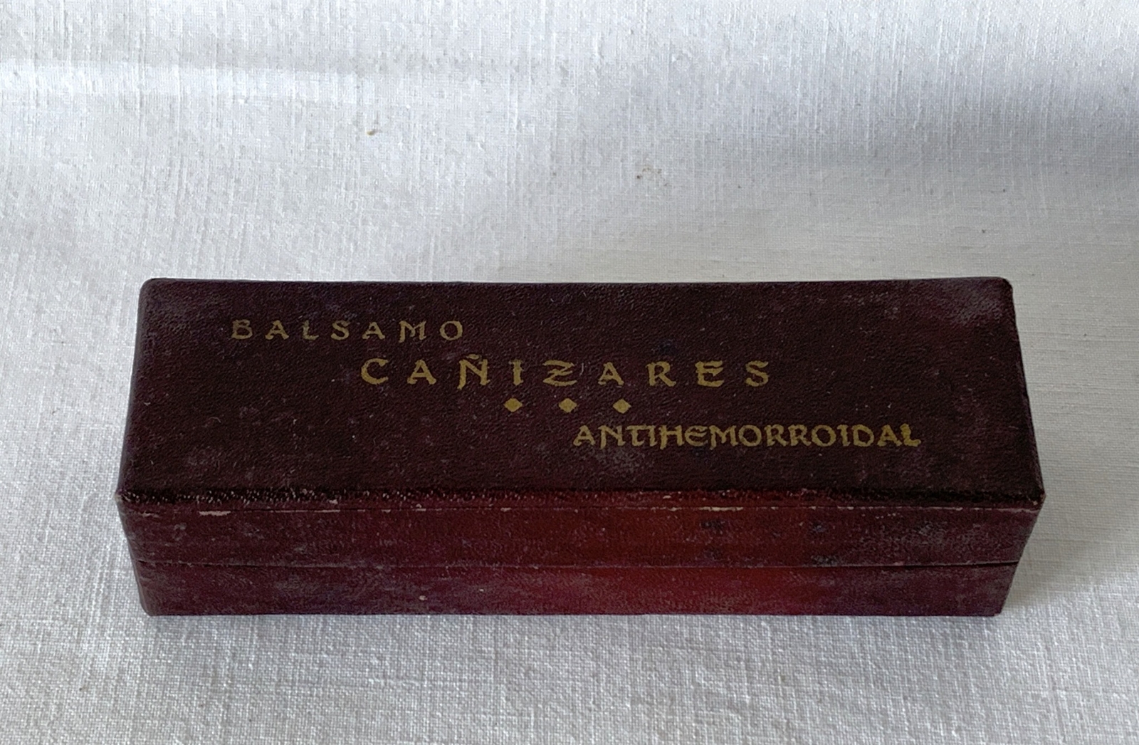 Vintage Empty Spanish Apothecary / Pharmacy Cardboard Ointment Box