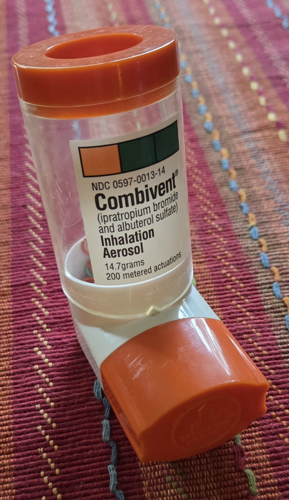 Vintage Combivent Inhaler Pharmaceutical Drug Rep Promotional Paperclip Holder