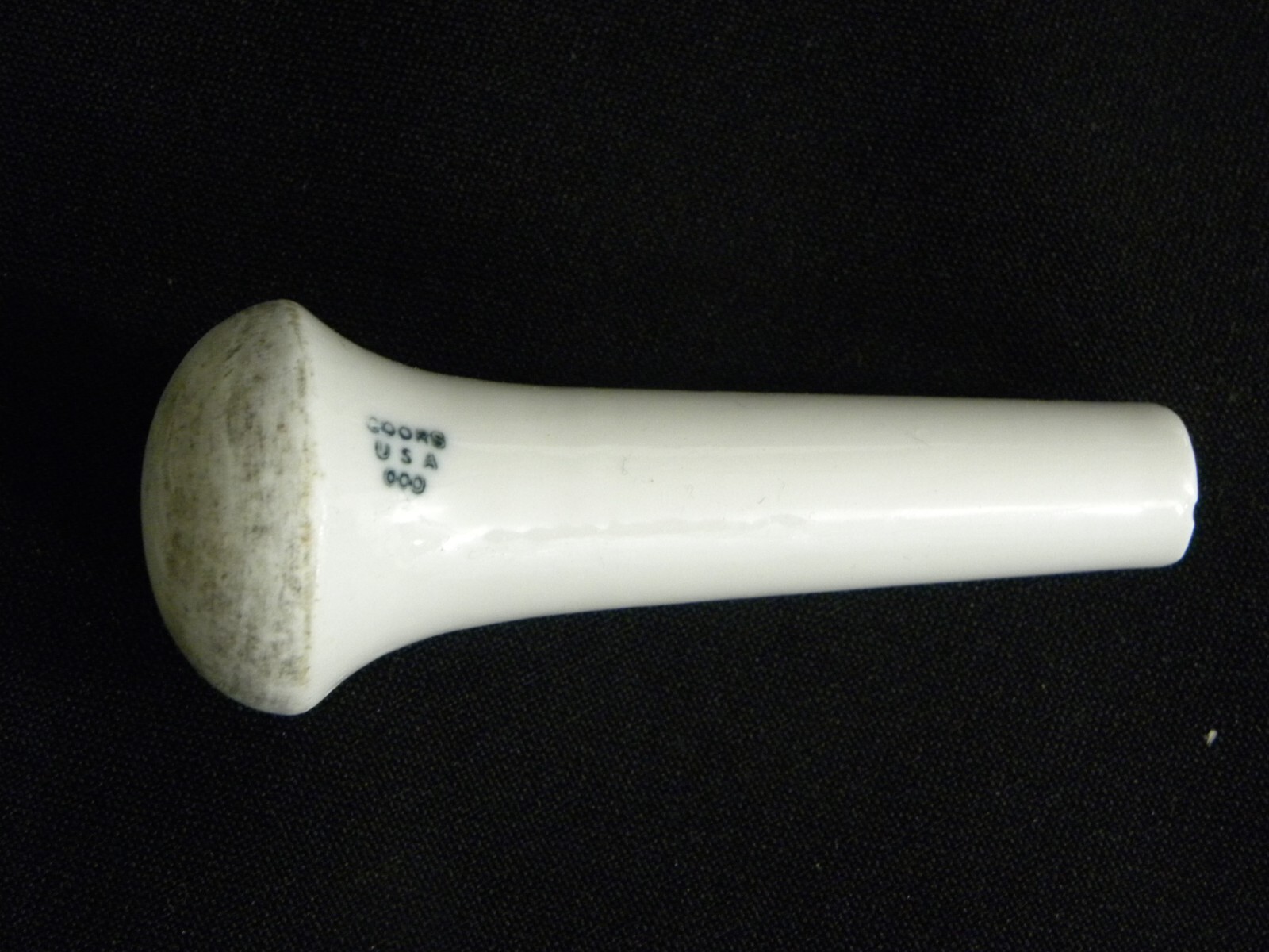 Vintage Used Coors USA Lab Mortar 522-00 and Pestle 000 Set, #5
