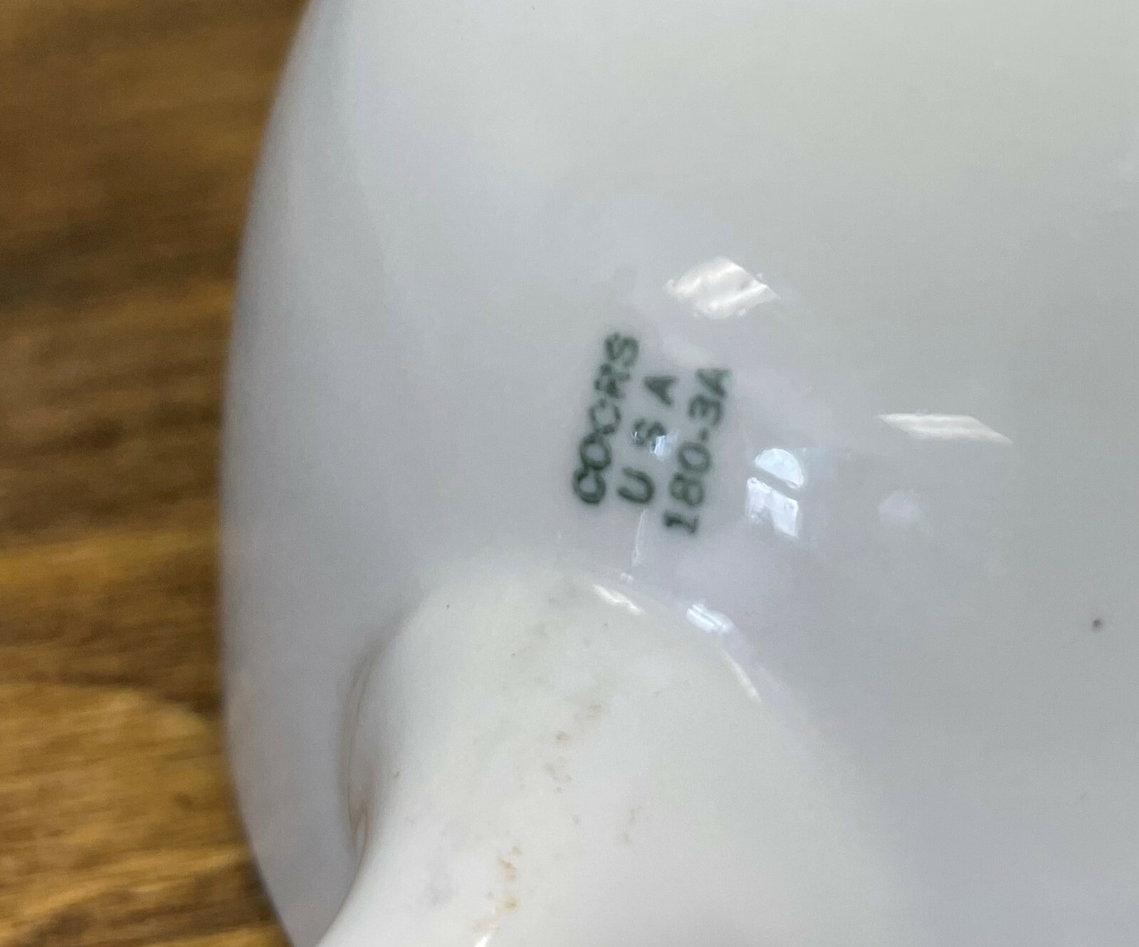 Vintage COORS USA No. 4 Porcelain Ceramic Mortar Apothecary Pharmacy Cup