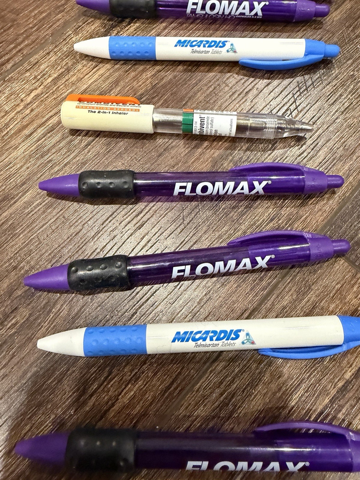pharmaceutical drug rep pens Bulk Lot Flovent Mobic Combivent