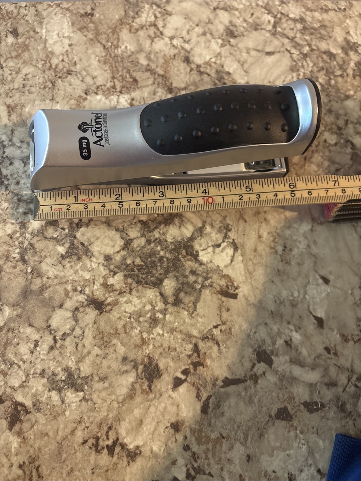 Actonel Pharmaceutical Drug Rep Advertising Doctor Stapler Silver