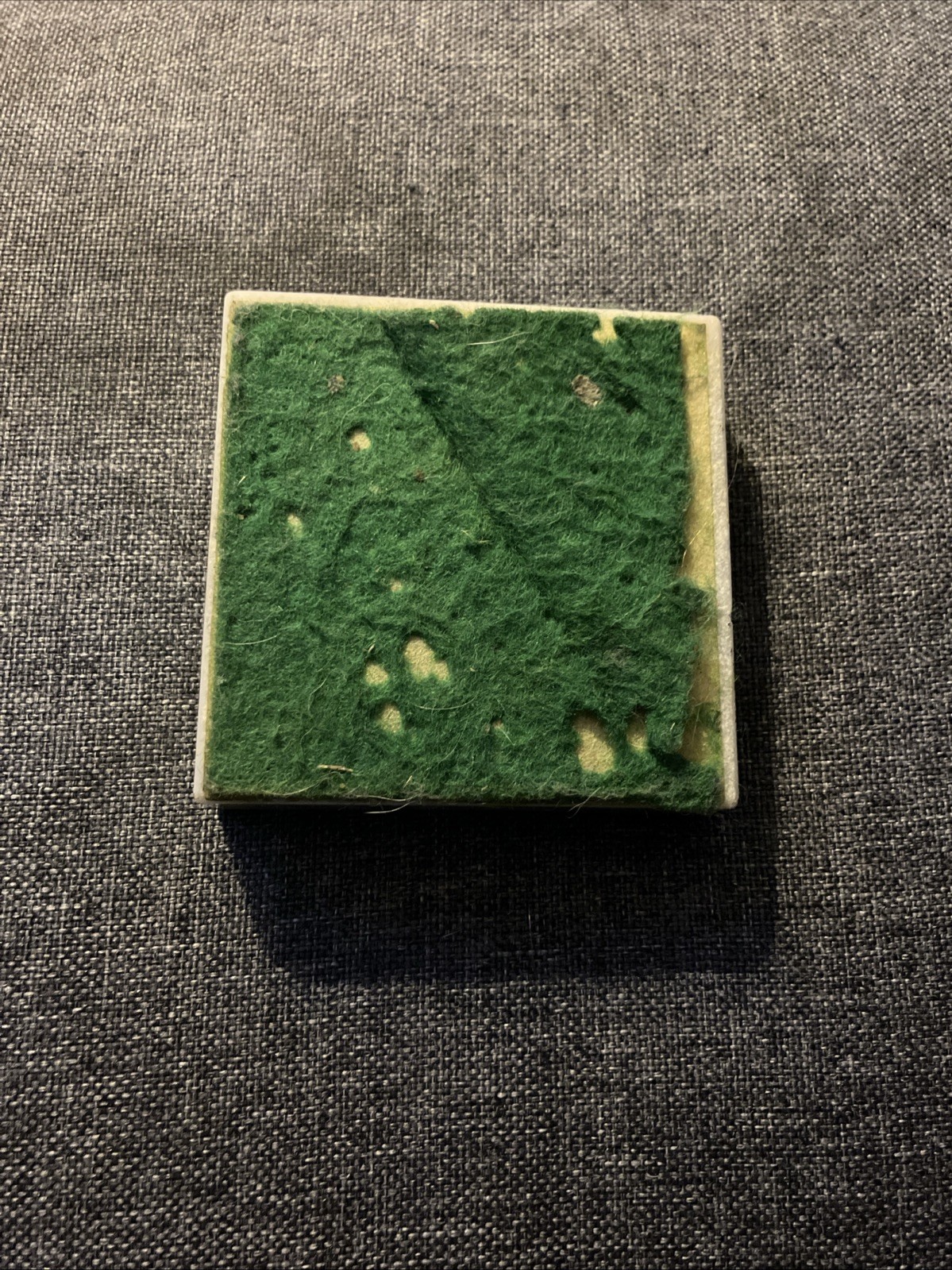 MARBLE VINTAGE RARE ENGRAN SQUIBB PHARMACEUTICAL CALENDAR ( Square ) MED TOOL