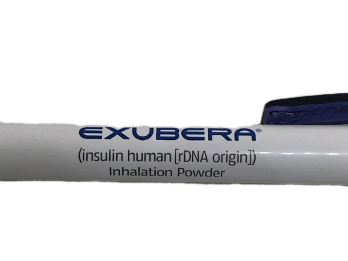 Exubera Insulin Inhalation Powder Pharmaceutical Drug Rep Click Pen Works