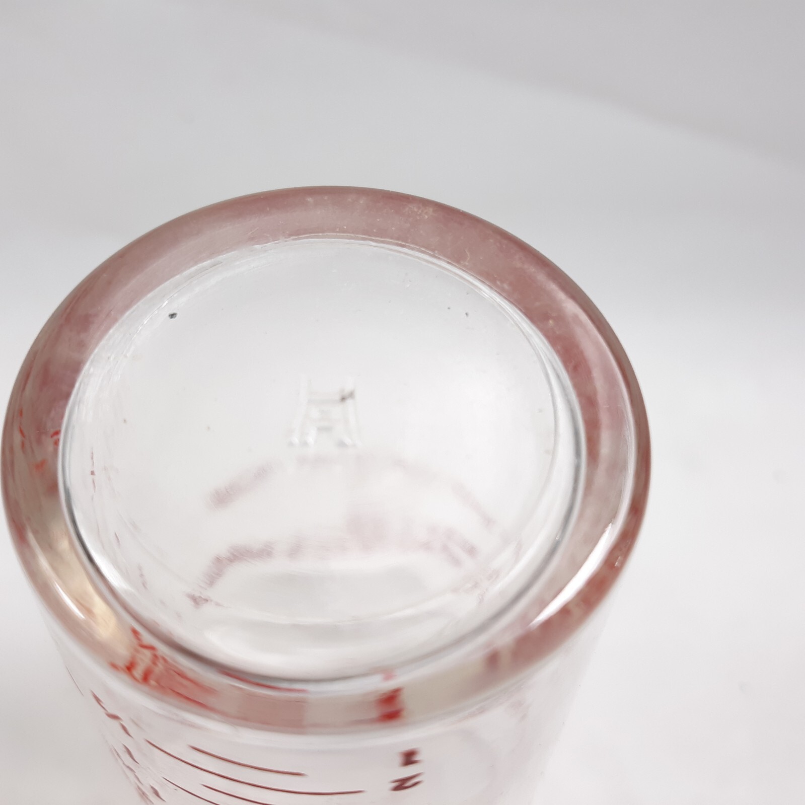 Vintage Hazel Atlas Clear Glasses Dose Cup Advertising PHOSPHO-SODA FLEET