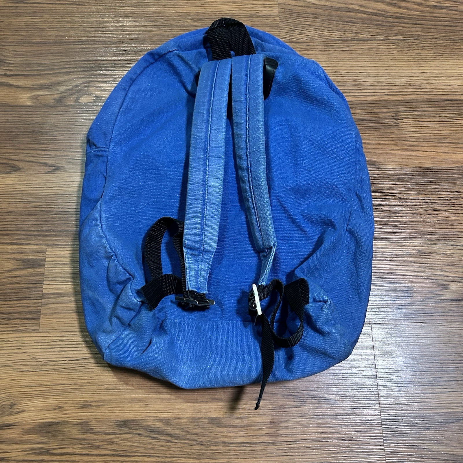 Vintage Zoloft Pharmaceutical Drug Rep Promotional Backpack Canvas Logo Blue
