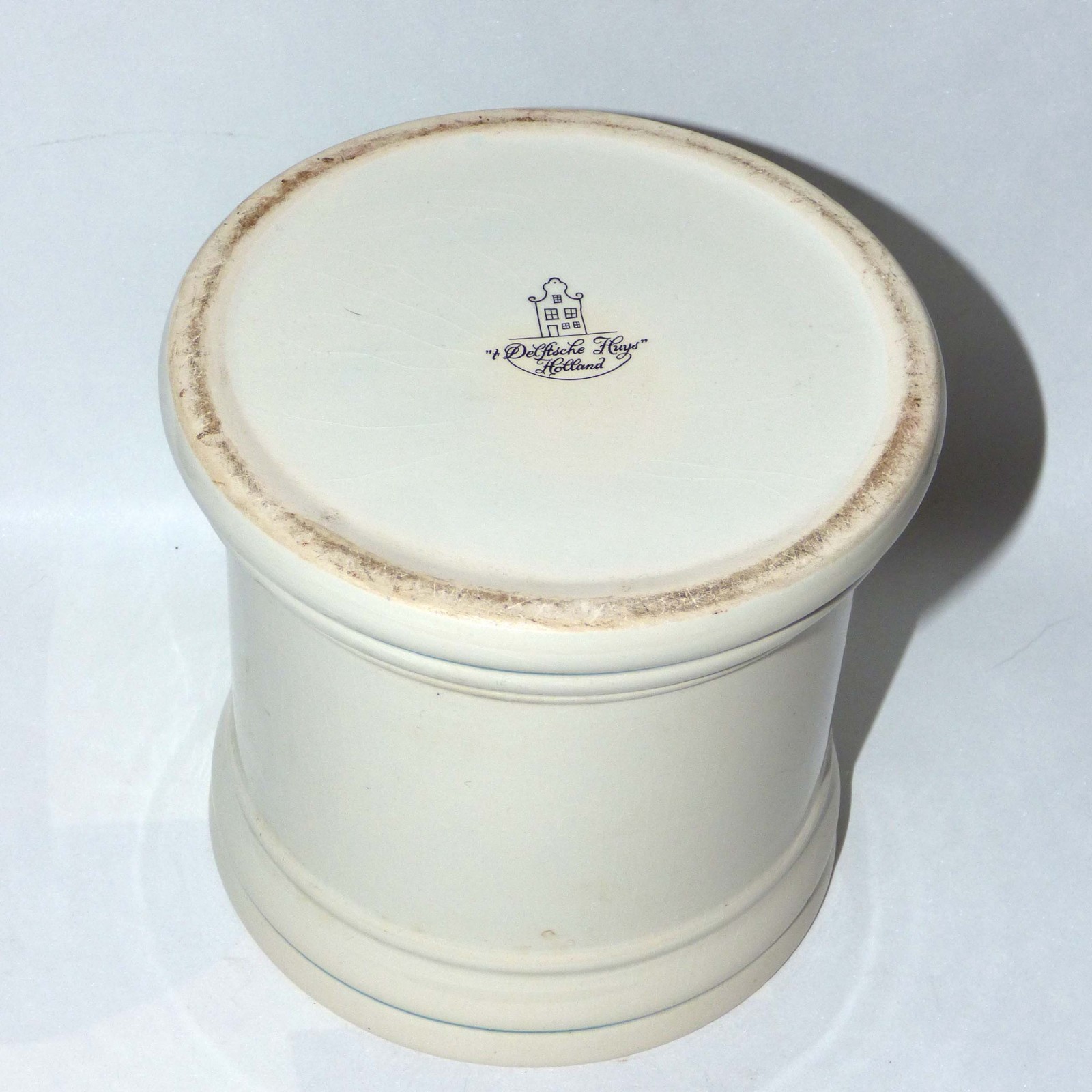 Vintage Lipitor Apothecary Jar ‘t Delftsche Huys Holland Ceramic