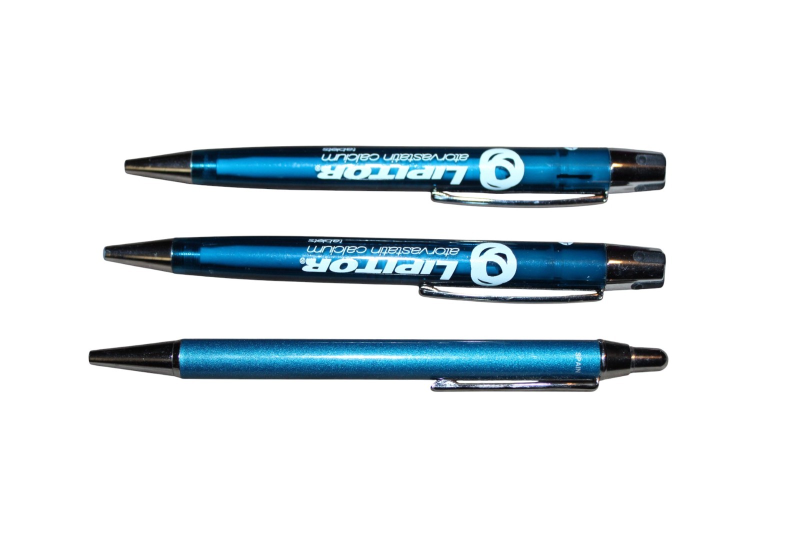 Lipitor Pen Pharma Drug Rep Pharmaceutical Collectible Pens Lot Of 3