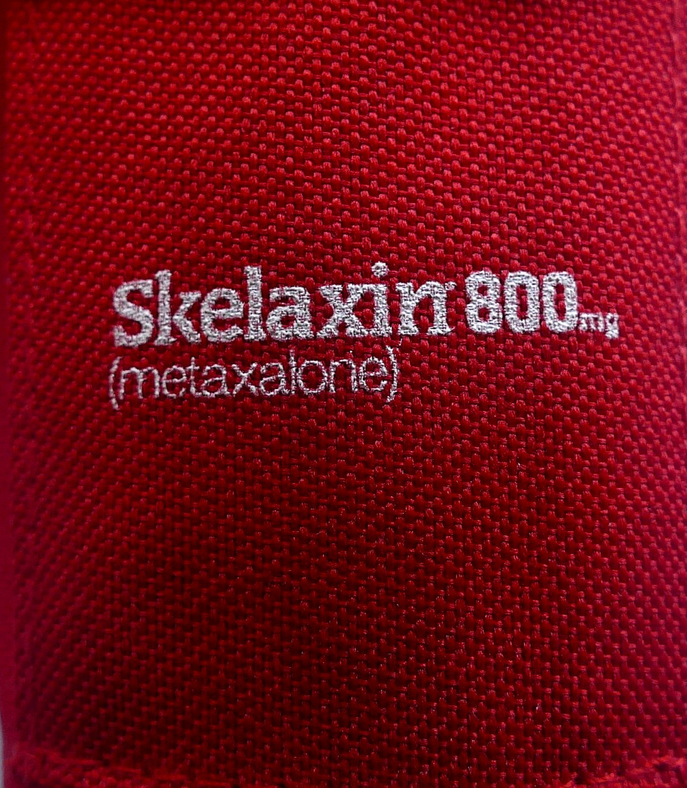 SKELAXIN Covered Water Bottle NEW PHARMA DRUG REP ADVERTISING Carry Strap SALE