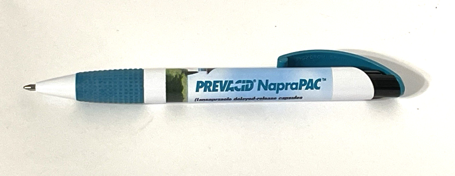 Pharmaceutical Prevacid Ink Pen Drug Rep Promotional Advertising Promo NapraPAC