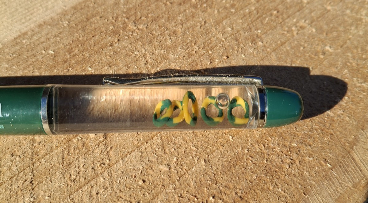 ROZEREM Collectible Metal Pharma Floaty Pen HTF Drug Rep Pen