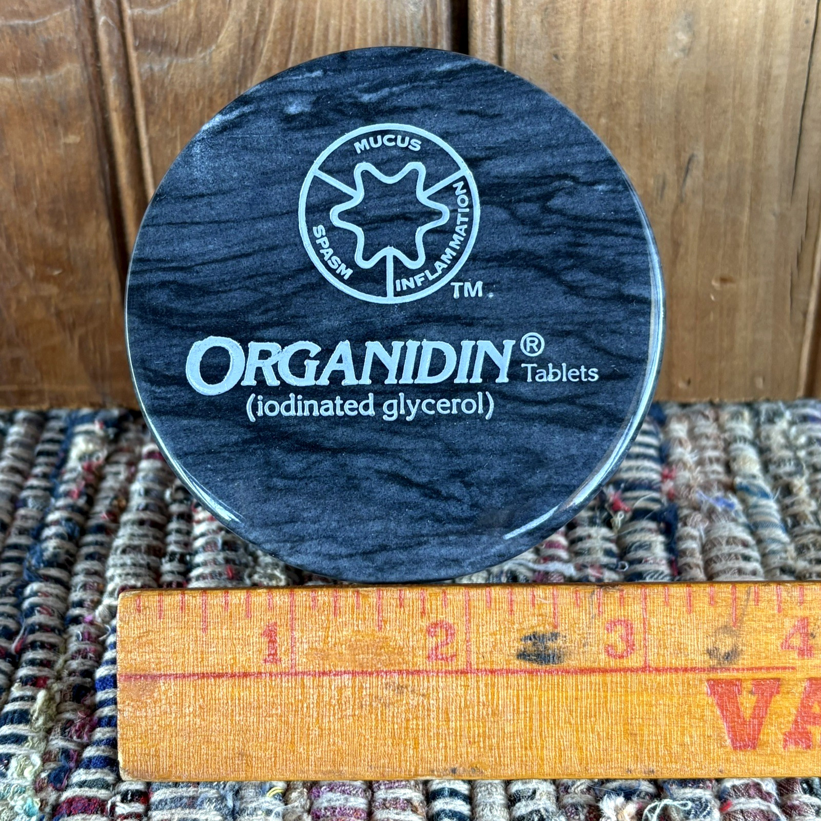 ORGANIDIN Marble Desk Trinket Jewelry Container Drug Rep Pharmaceutical Promo