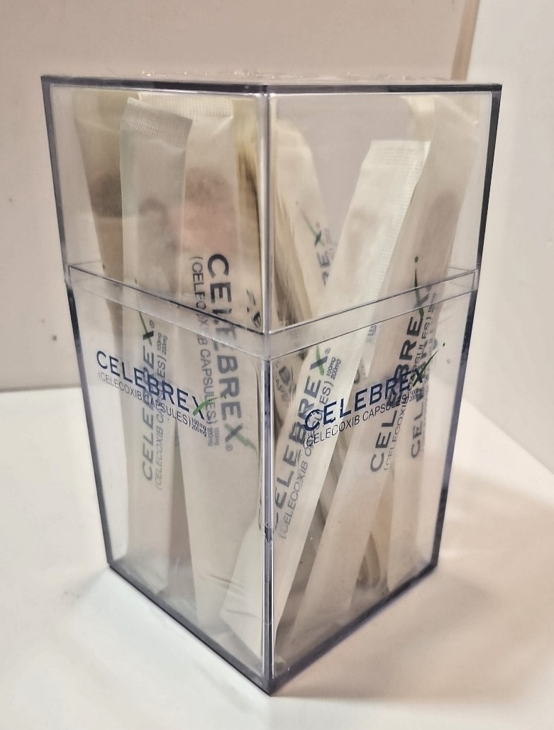 Celebrex Pharmaceutical Tongue Depressors in Case Pharma Drug Rep New Sealed