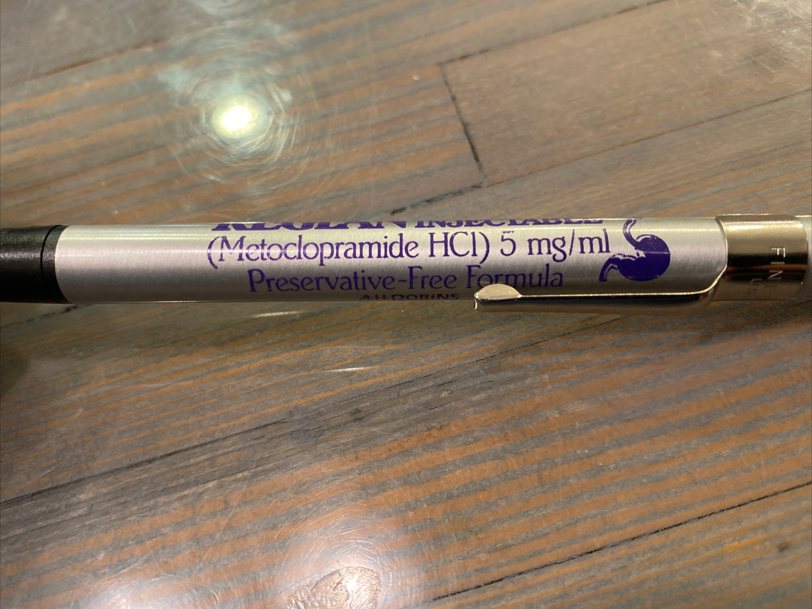 Vintage Reglan Metoclopramide HCl RX pharma/drug rep pen A.H. Robins Gastro/G.I.