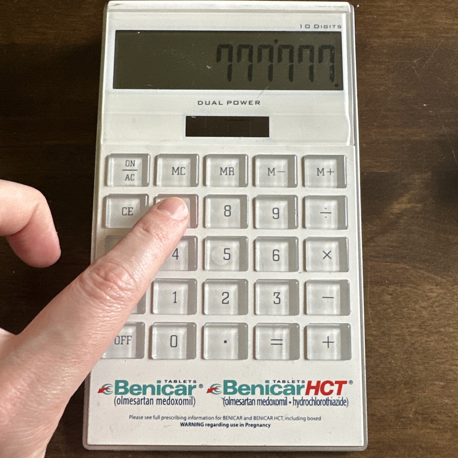 Pharmaceutical Advertising Promotional Benicar Calculator Benicar Tablets
