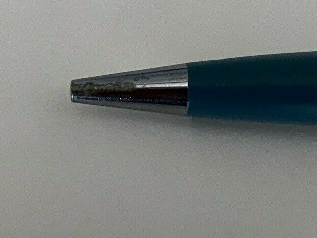 VIAGRA Drug Rep Pen Heavy Metal Night Sky Blue with Hourglass Mid-band, VGC