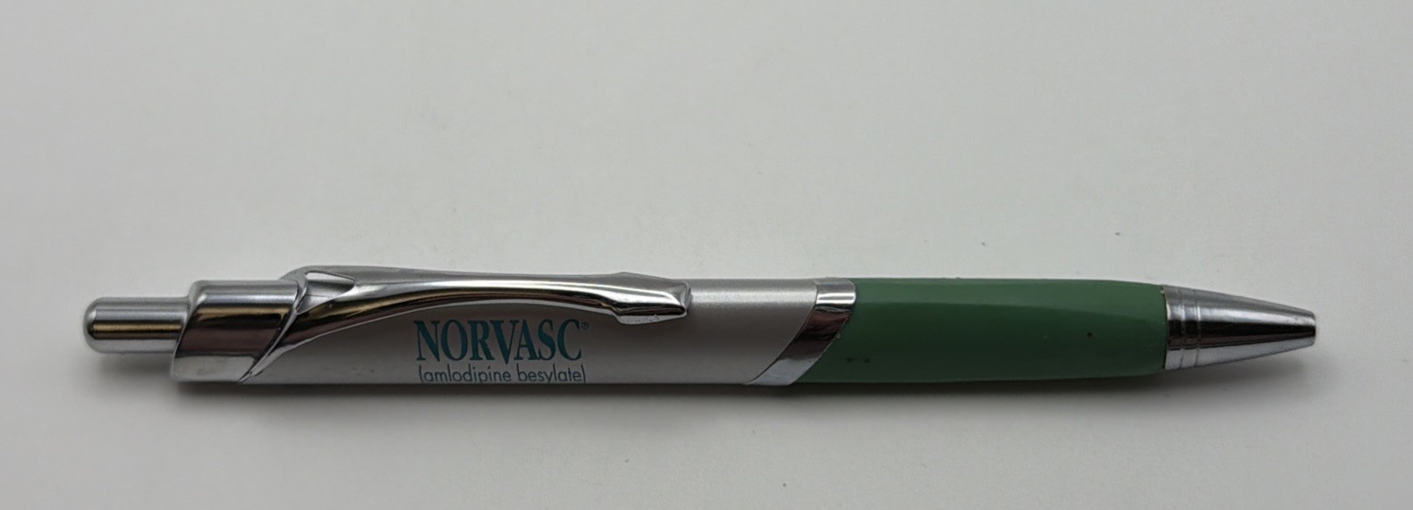 Rare Metal Pharmaceutical Drug Rep Pen Norvasc – Pfizer Logo – Tested & Works