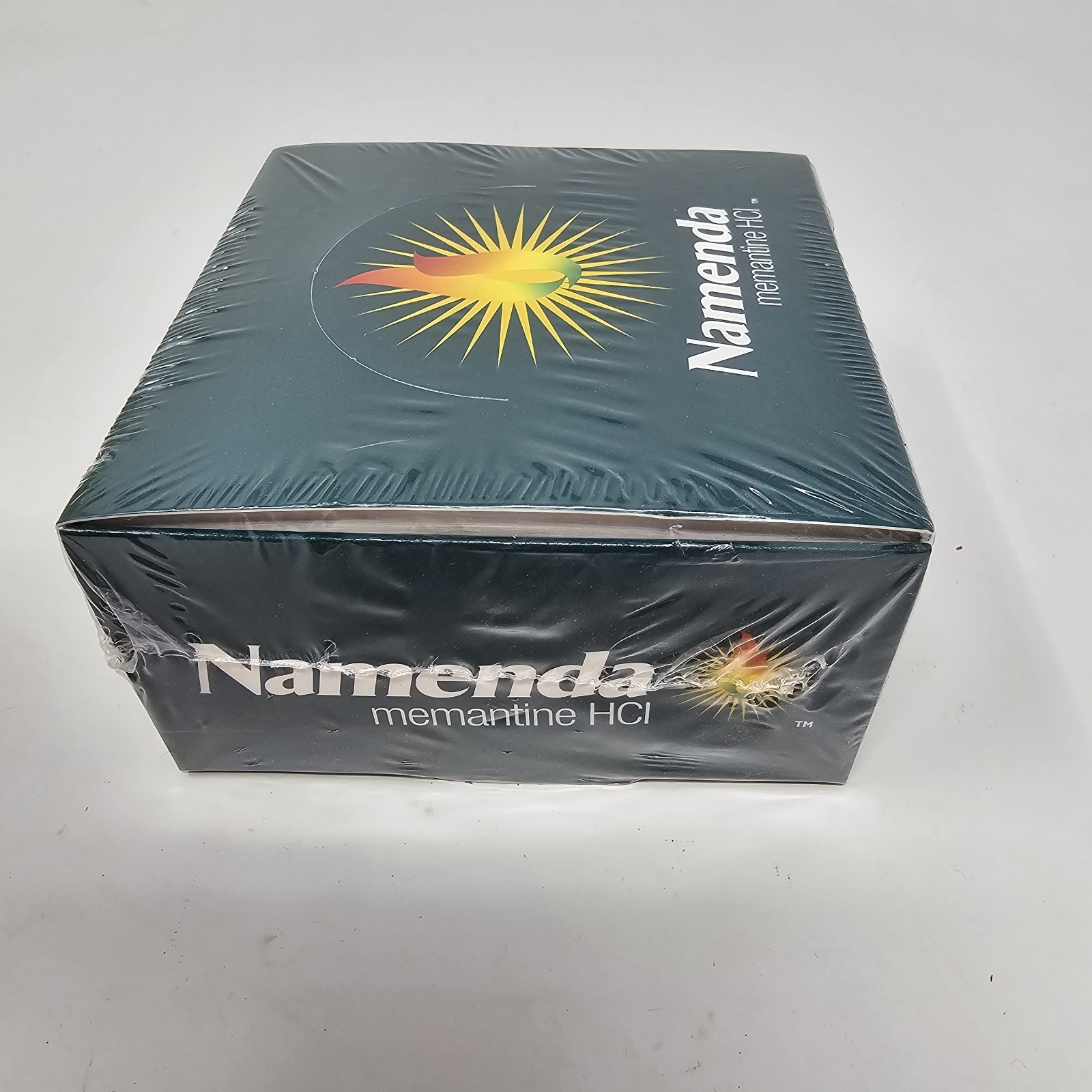 Vintage NAMENDA Pharmaceutical Drug Rep Post-It Note Pad 4”x 4” Cube Sealed