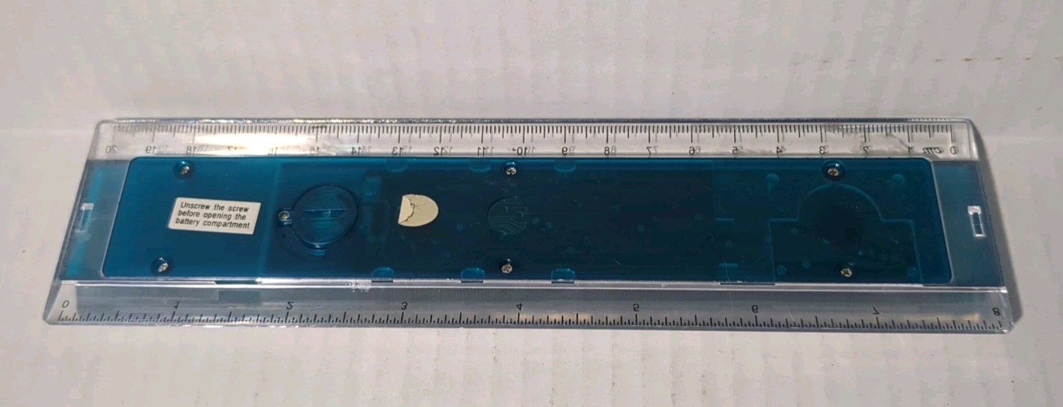 Axert Drug Rep 8″ Ruler Calculator Blue Clear Almotriptan Malate Pharmaceutical
