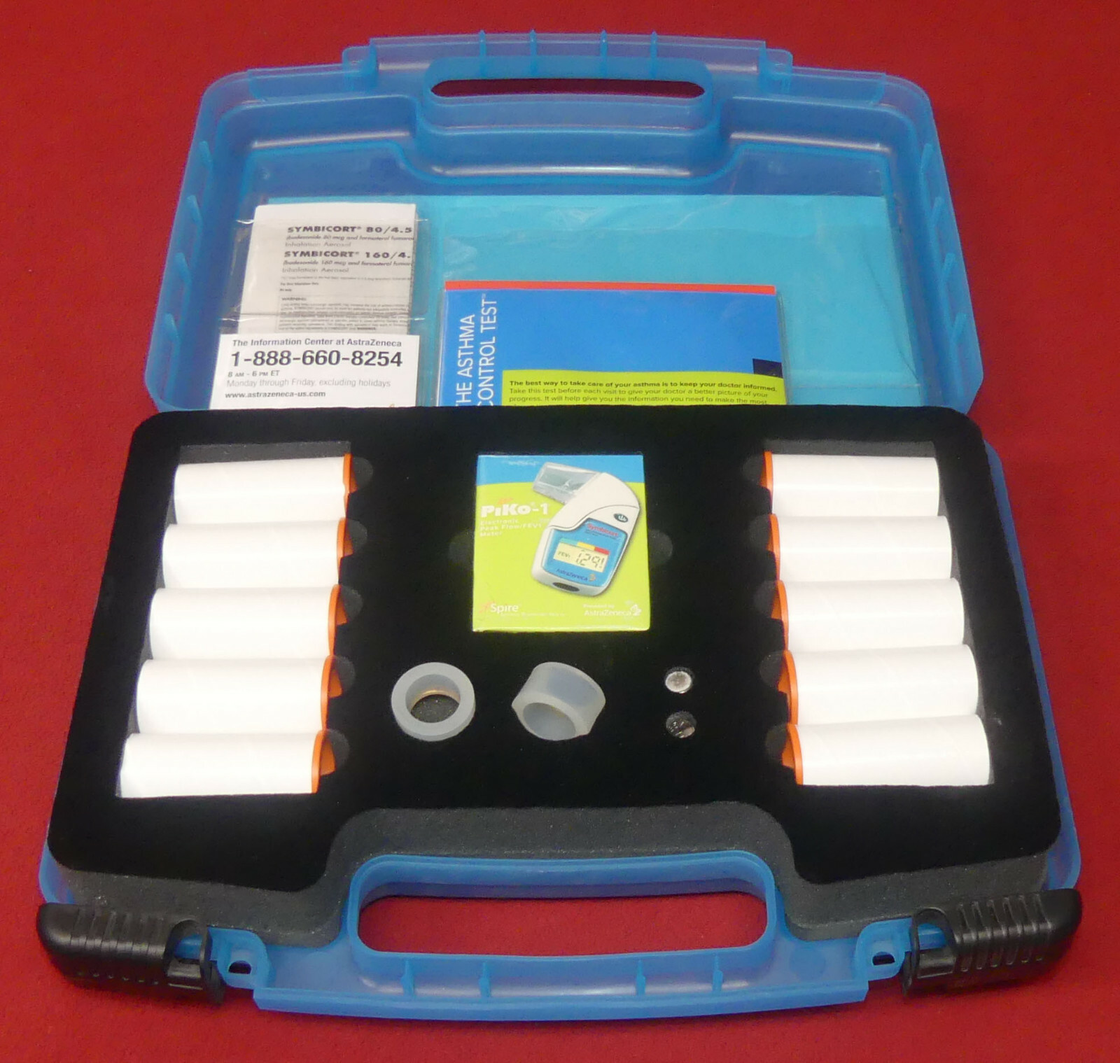 RARE Symbicort Education & Demonstration Asthma Kit w/ Pico-1 Meter AstraZeneca