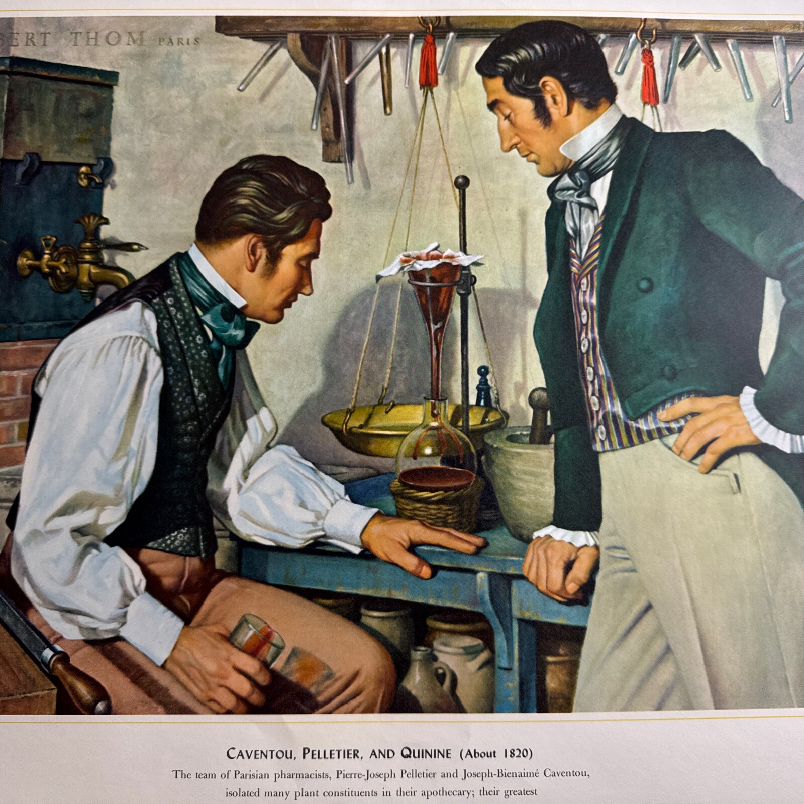 A HISTORY OF PHARMACY IN PICTURES 1954 PRINT# 24 Great Gift For Doctor 22″×18″