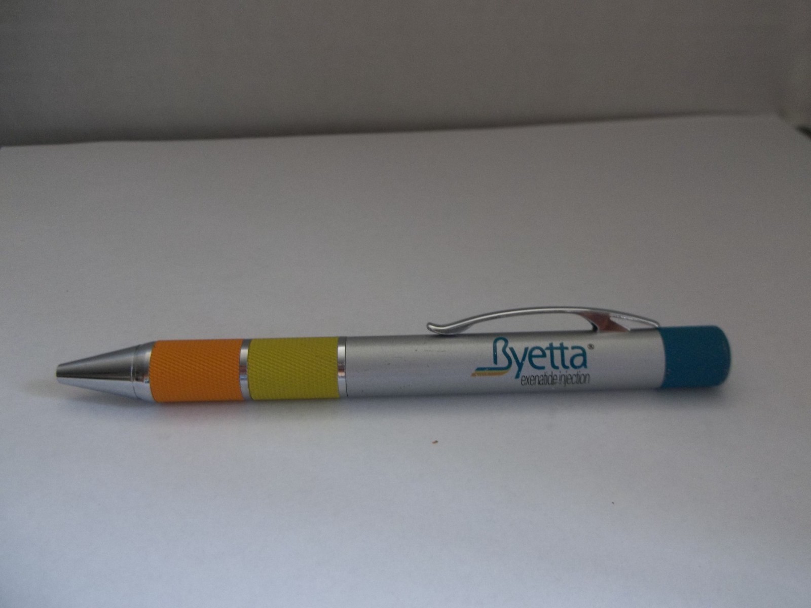 BYETTA Pharmaceutical Promo Pens – Medium Weight Metal – Untested