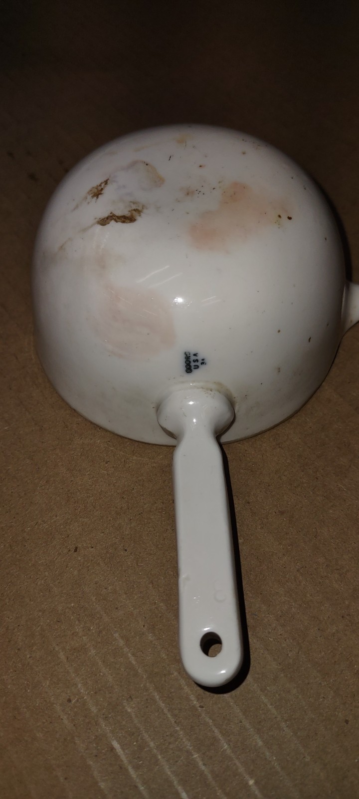 Coors USA(Blue)Porcelain Apothecary Lab items (2) one of each size