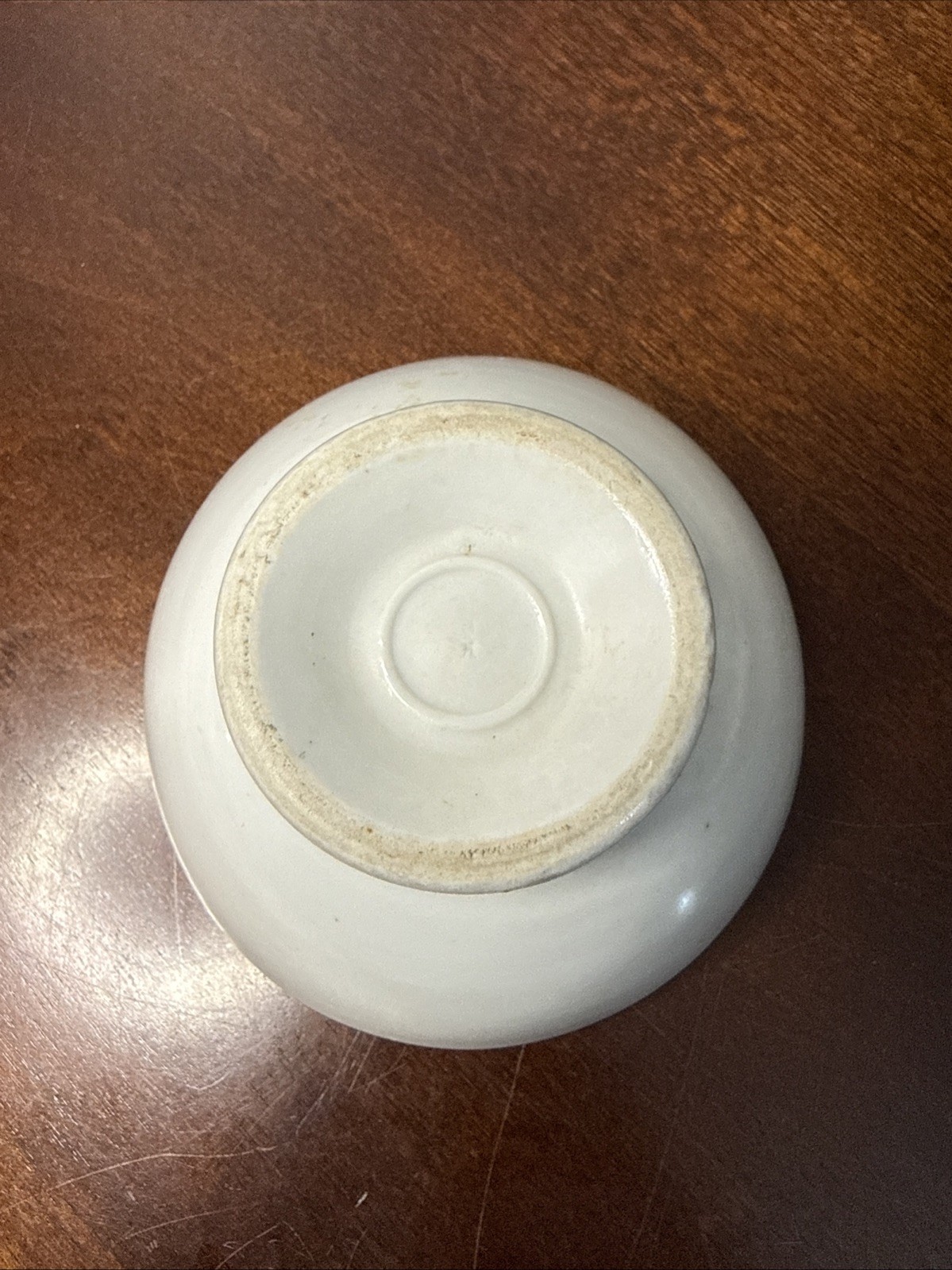 Vintage MSD Merck Sharp & Dohme Ceramic Pharmaceutical Mortar And Pestle 4.5” D