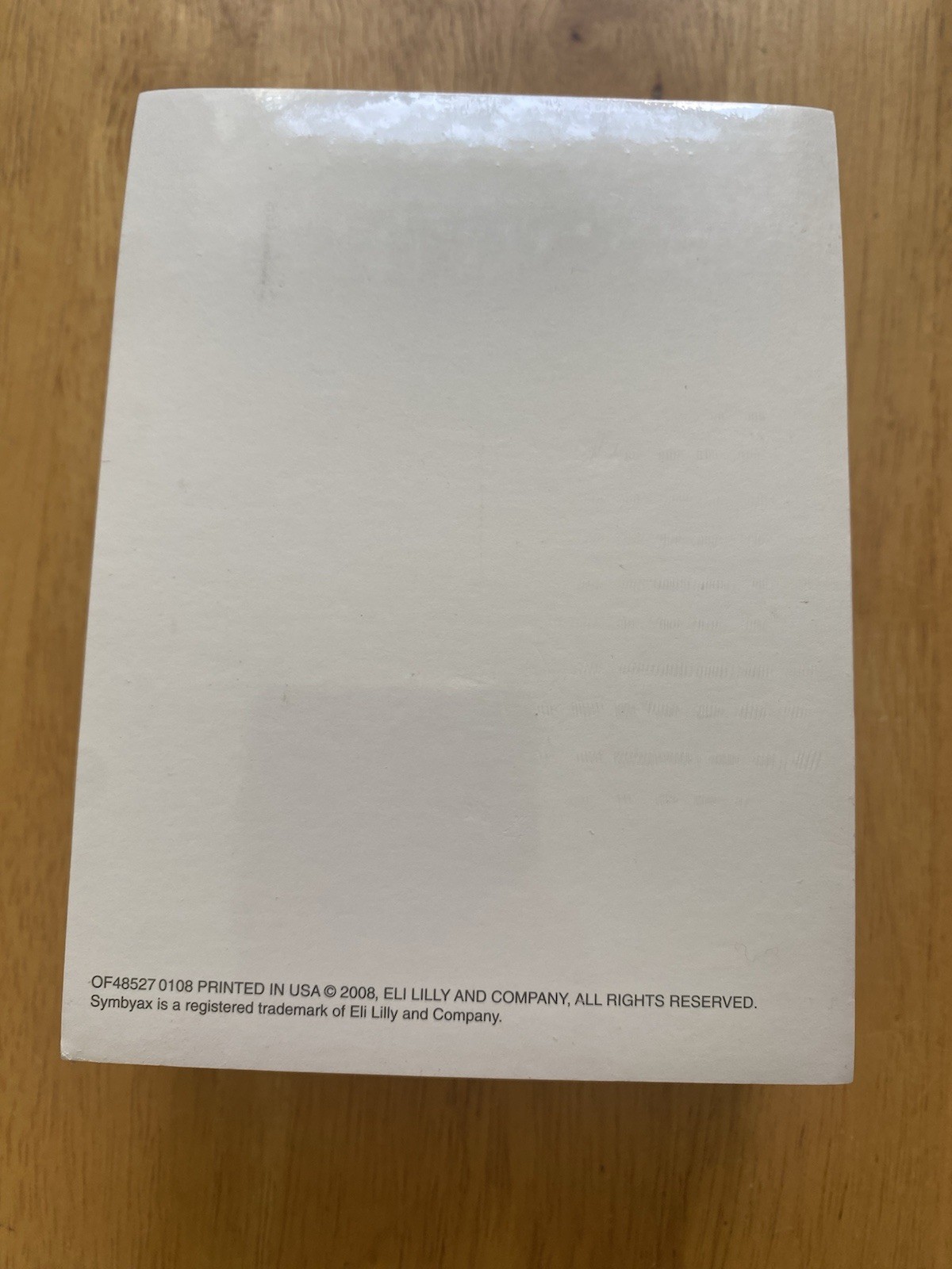 2008 Symbyax 10 Pack Note Pad Lilly Pharmaceutical Drug Rep NEW 4″x6″ Advertise