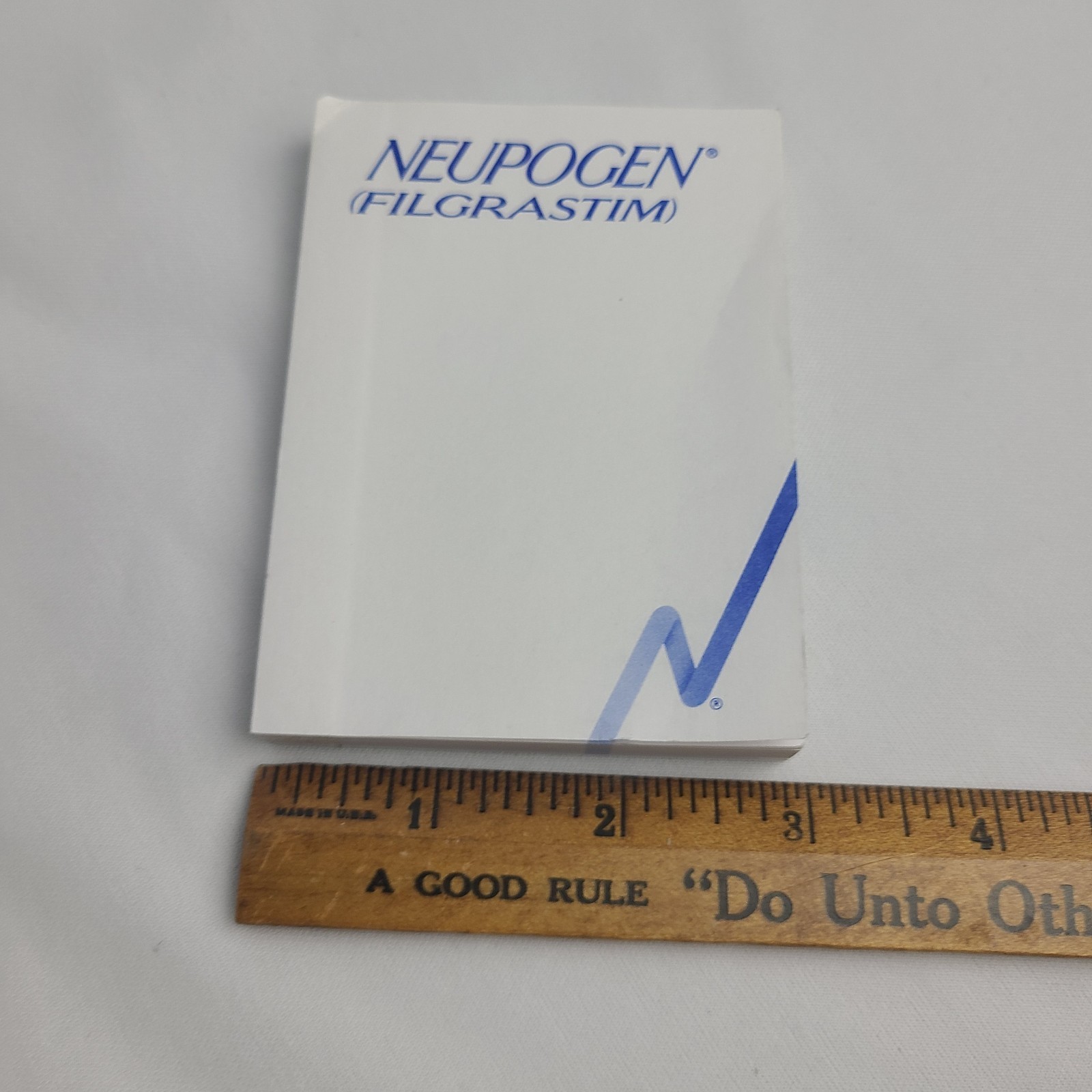 Vintage Neupogen Filgrastim Notepad Sticky Notes Pharmaceutical Drug Rep Promo