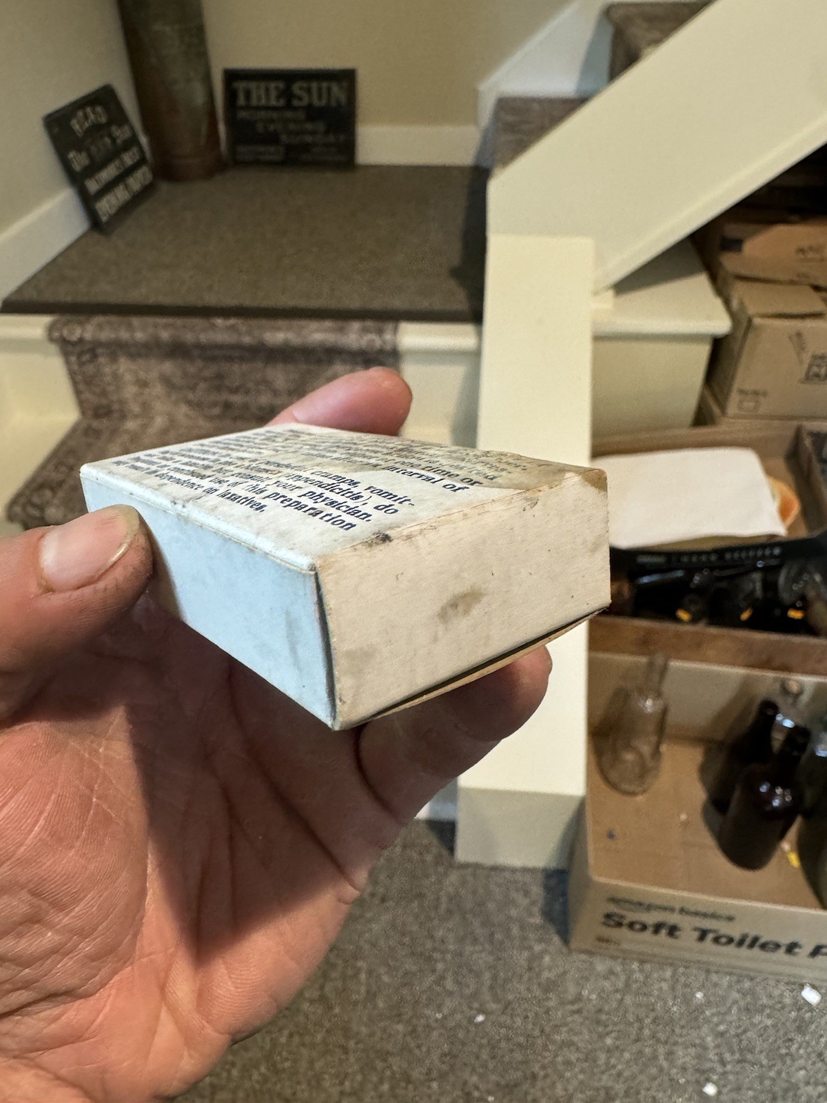 Rexall Seidlitz Powders USP Boston MA St Louis MO Sealed Old Medicine Box 1930s