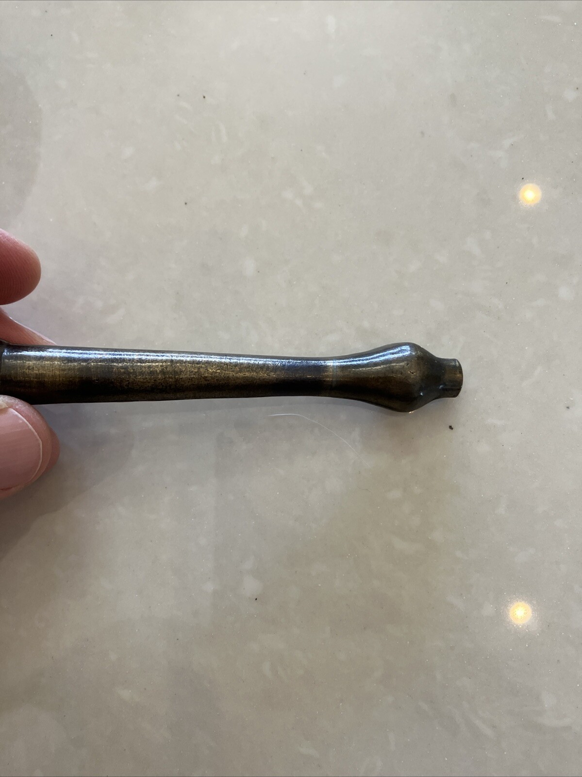 Mortar and Pestle, Metal Small America’s Bicentennial 76 Rx Apothecary Pharmacy