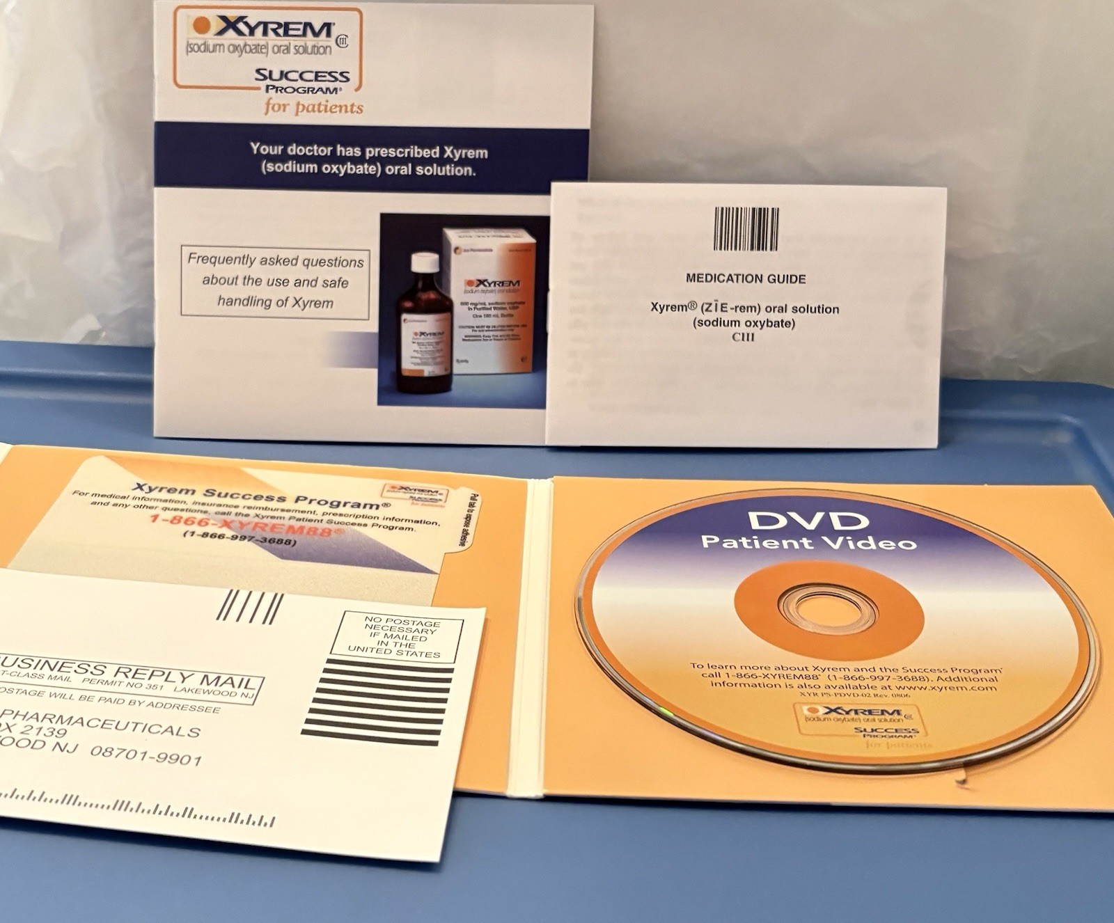 VTG XYREM ‘SUCCESS PROGRAM FOR PATIENTS ” DVD KIT PHARMA REP LOGO NEW SEALED