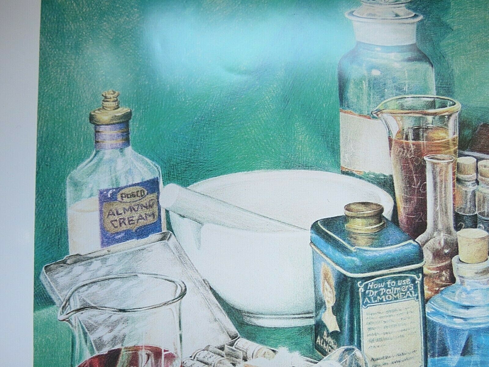 Vintage Pharmaceutical Print Les Fortenberry – signed and numbered