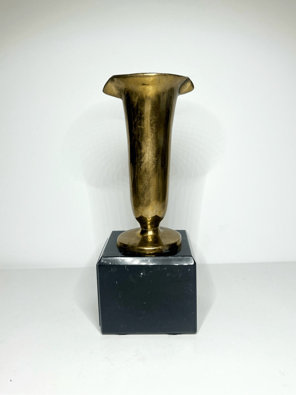 VTG 1943 Solid Brass Pharmacy & Science College Beaker Golden Anniversary Award