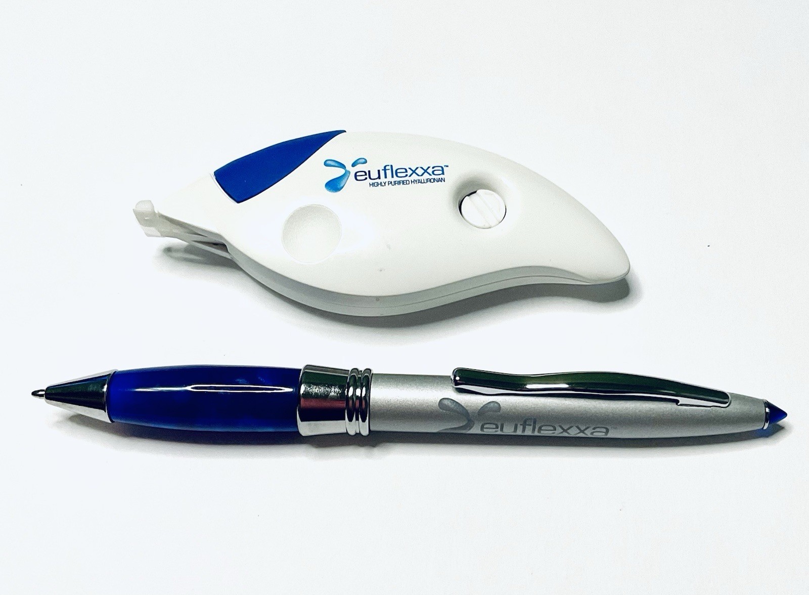 EUFLEXXA PHARMACEUTICAL REP RETRACTABLE REFILLABLE PEN & CORRECTION TAPE PROMO