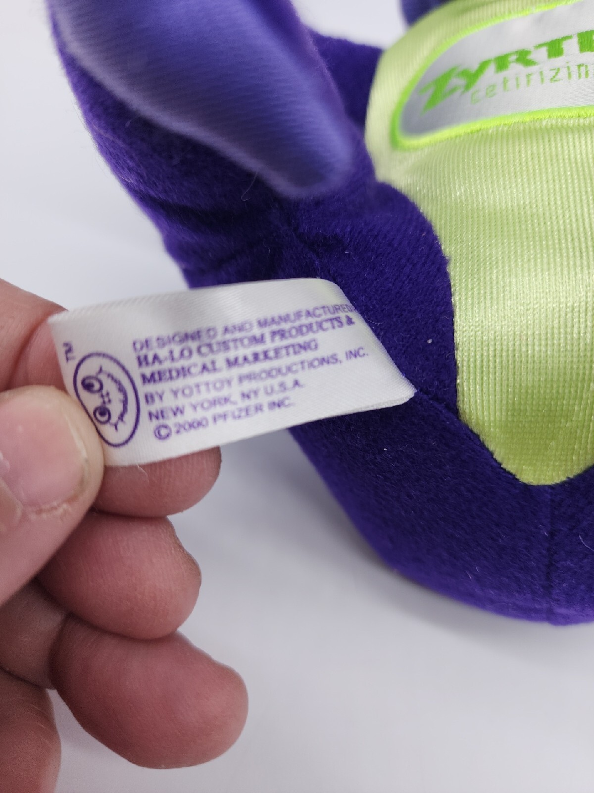 Zyrtec Purple Plush Gorilla 6″ Pharmaceutical Advertising Plush