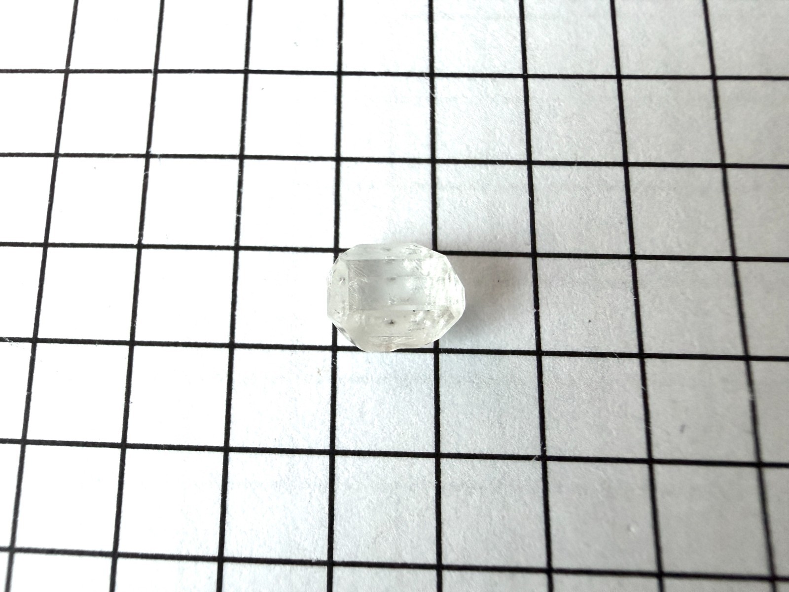 Carbon colourless diamond man-made HPHT 0.248g Periodic Table Element Collection