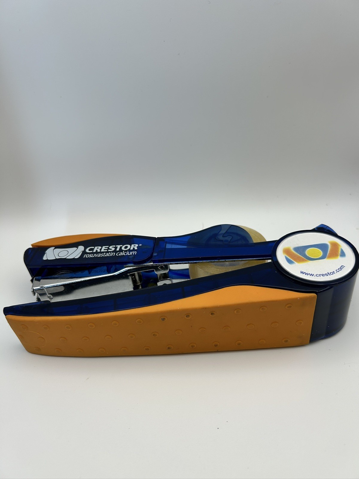 Pharmaceutical Drug Rep Stapler/Tape Dispenser Combo Crestor Vintage