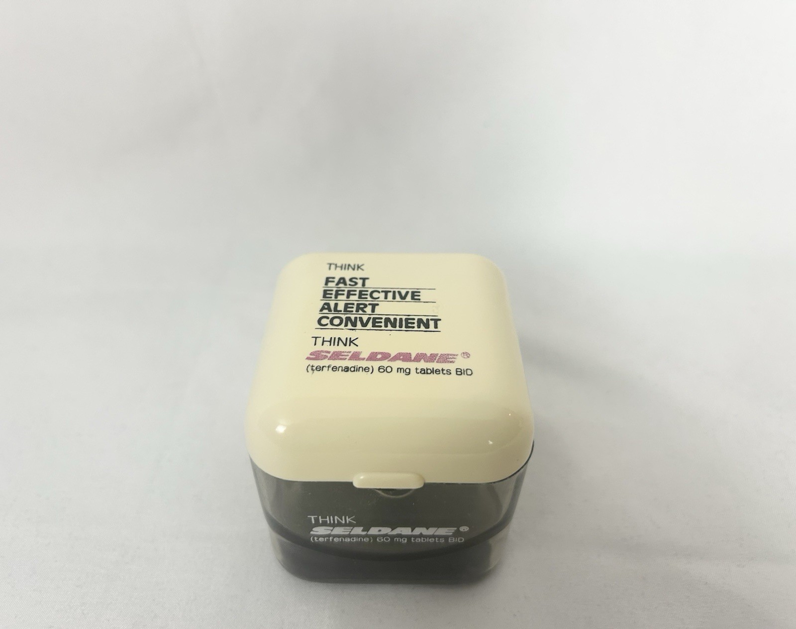 Pharmaceutical Drug Rep Promo Seldane – Paper Clip Magnet Holder Desk Accessory