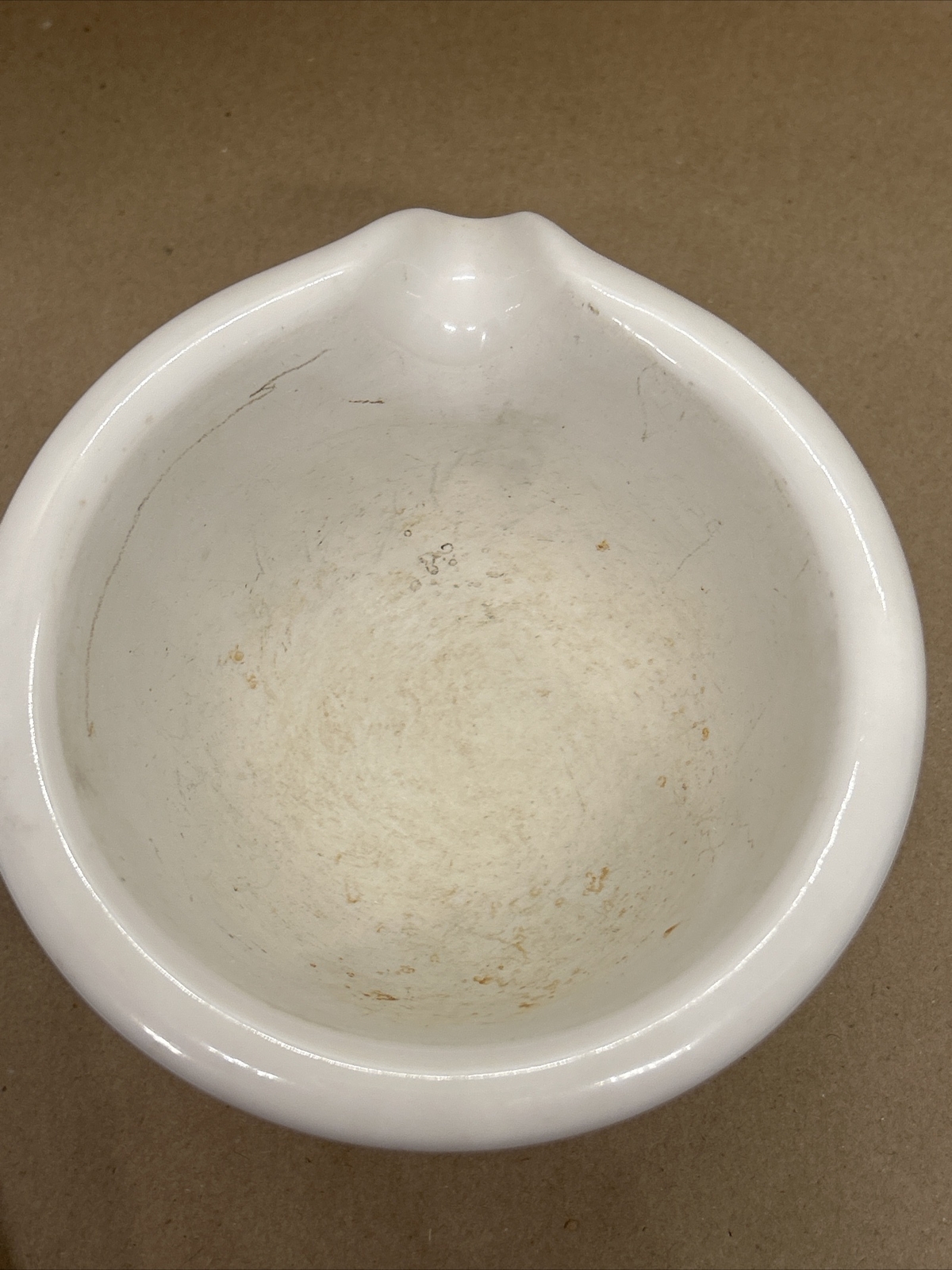 Vintage Antique Apothecary Mortar Pestle COORS USA Ceramic