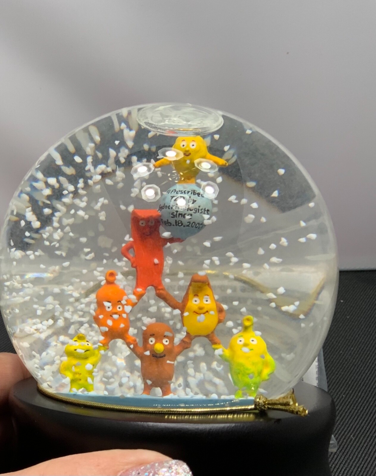 ACTOS PHARMACEUTICAL PIOGLITAZON HCI LIMITED ADDITION 2001 SNOW GLOBE & PAMPHLET