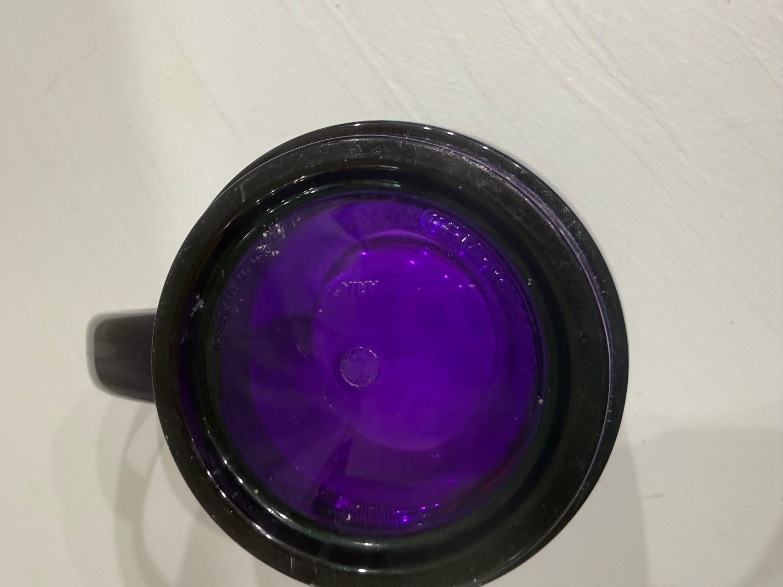 Nexium Purple Acrylic Coffee Cup Mug Transparent Rep Pharmaceutical Promo