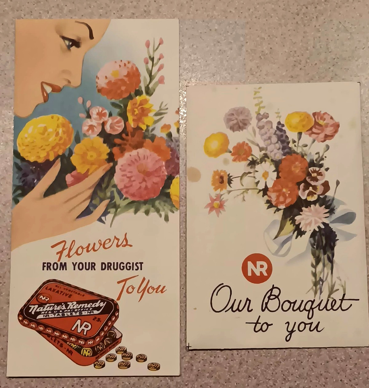 Vintage TUMS Natures Remedy SEALED Seed Packet Mailer Willcox Drug Kirksville MO