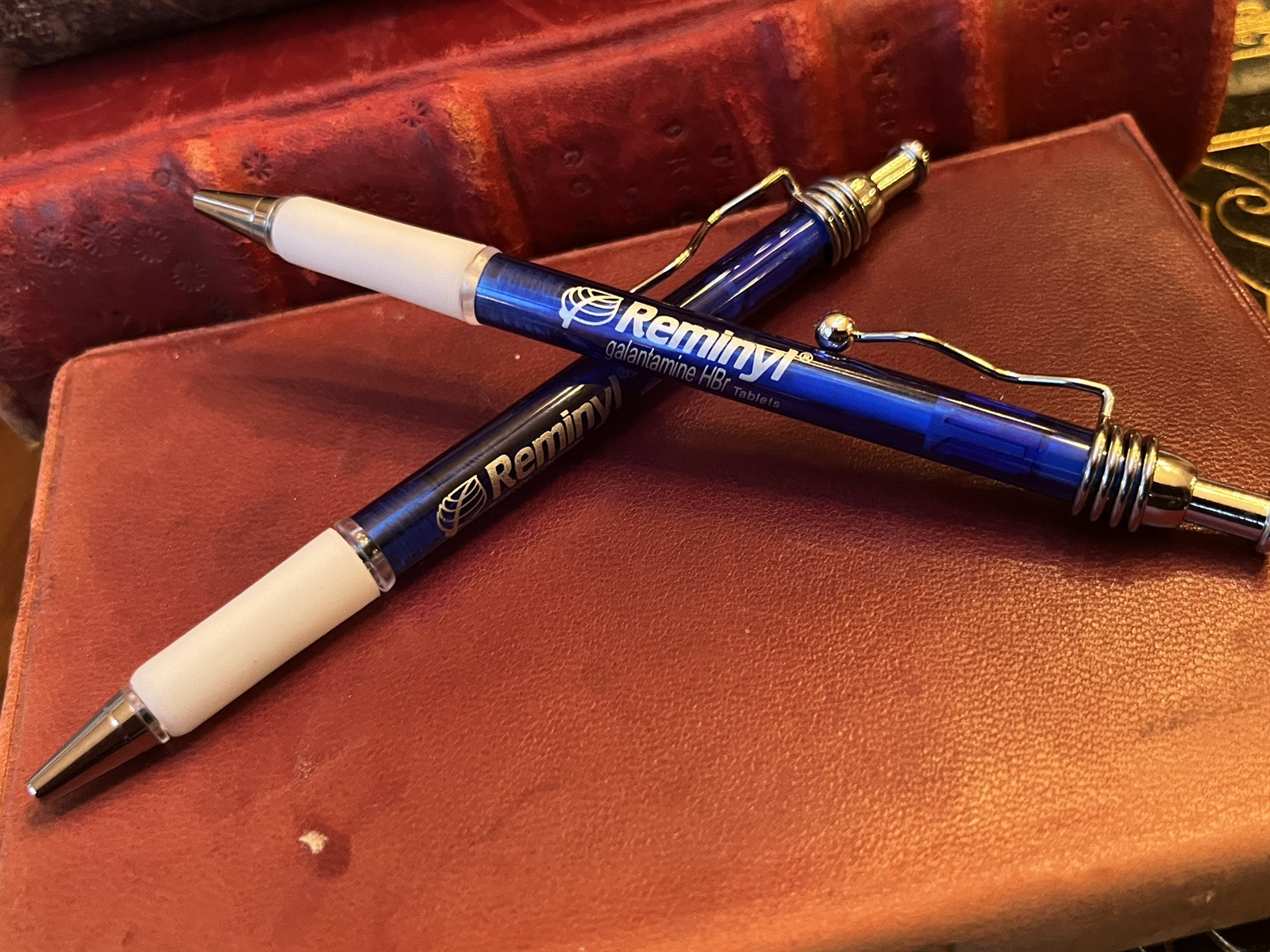 2 Reminyl Pharmaceutical Drug Rep Pens. Write