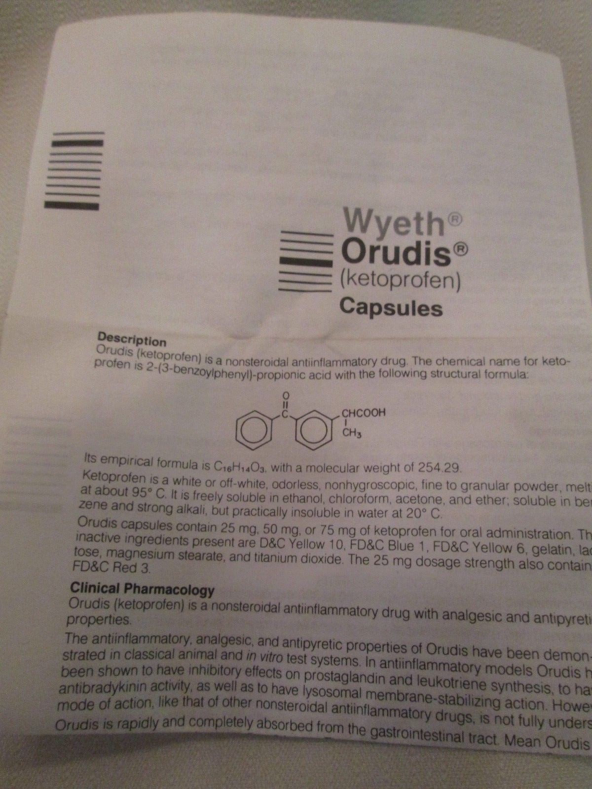 1980s Orudis Arthritis Pain Medical Coffee Mug Cup Magic Changes Design