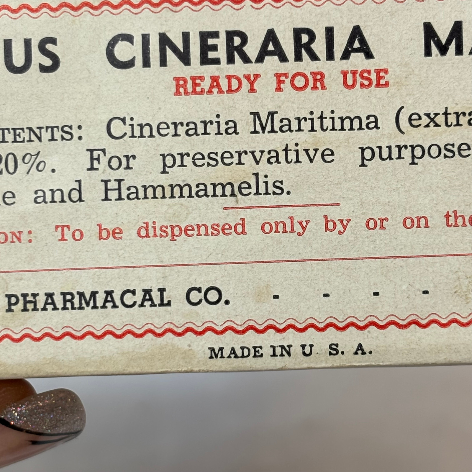 Vtg Walker Pharmacal Succus Cineraria Maritime Sealed In Original Boxes Quackery