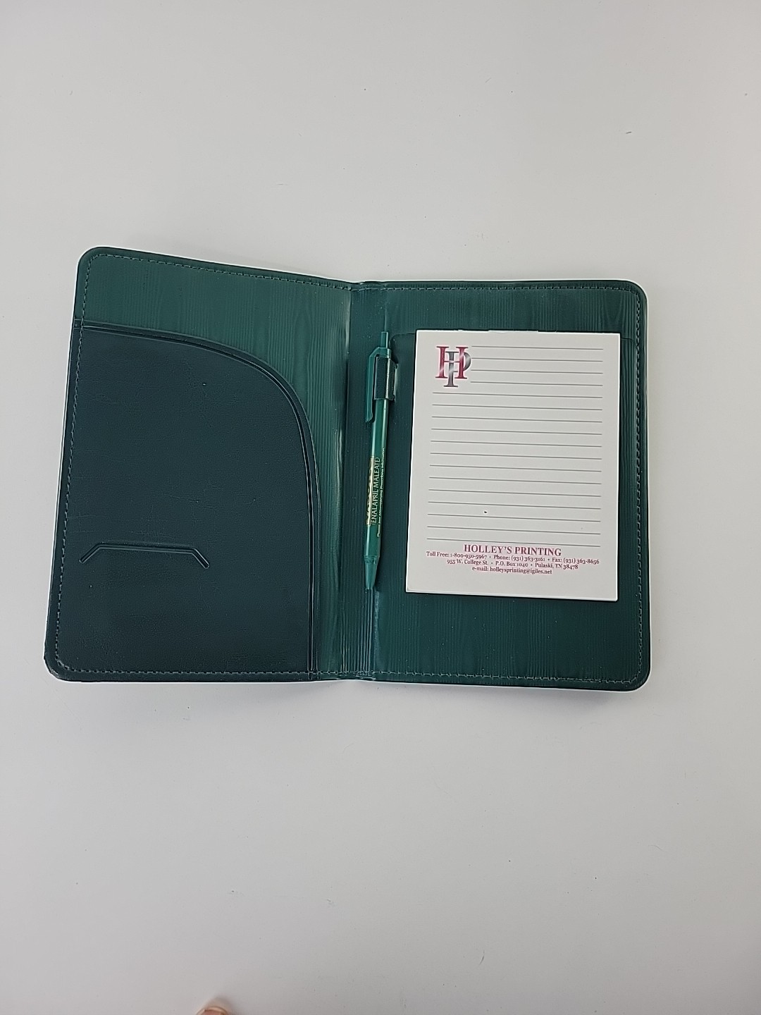 VTG Pharmaceutical Vasotec (Enalapril Maleate) Advertise Notebook Green With Pen