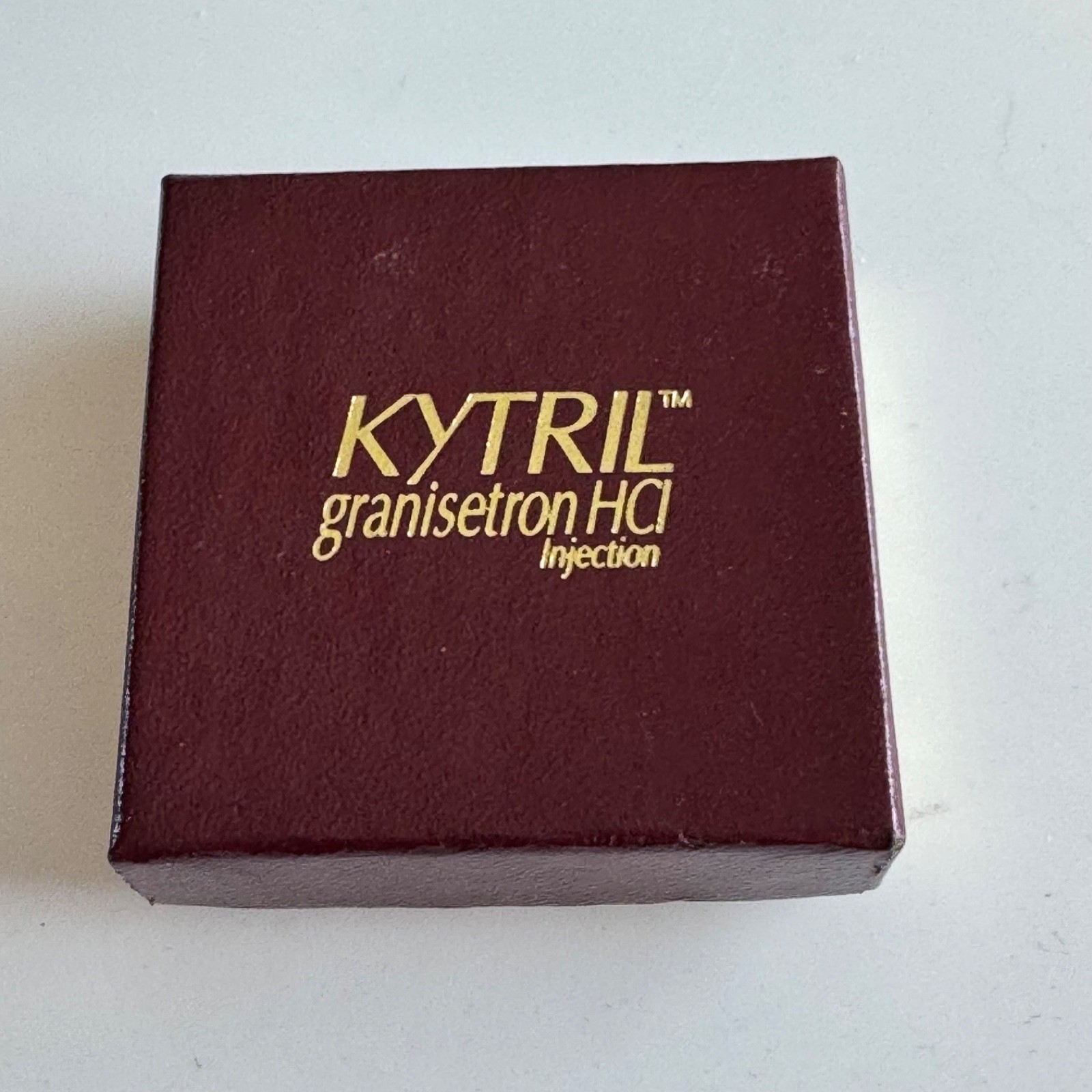 Vtg Kytril Granisetron Award Gold Tone Sundial Roman Numerals Sun Face Lapel Pin
